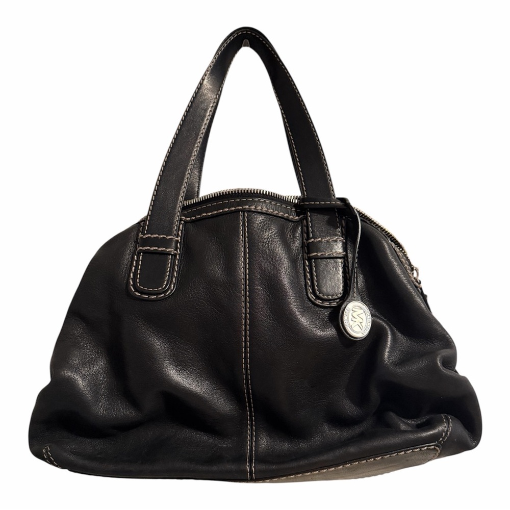 Michael Kors Hudson large pebbled leather shoulder bag